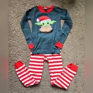 Kids Holiday Pajamas with Grogu/Baby Yoda